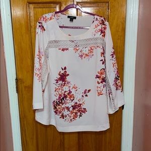 Alfani Floral Plus Size Shirt